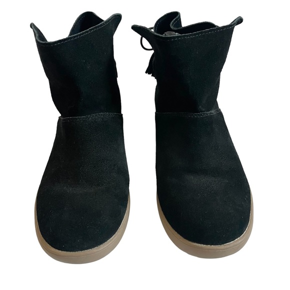 Koolaburra by UGG | Skyller Slip-on Ankle Booties Black Suede Tassel Womens 7 - Picture 3 of 14
